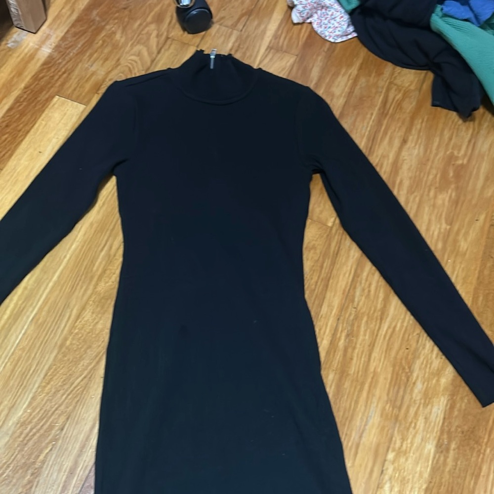 Xs women’s ribbed long sleeve dress